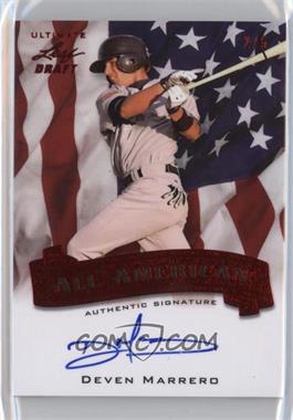 2012 Leaf Ultimate Draft - All American - Red #AA-DM1 - Deven Marrero /5