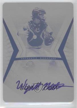 2012 Leaf Ultimate Draft - [Base] - Printing Plate Black #BA-WM1 - Wyatt Mathisen /1