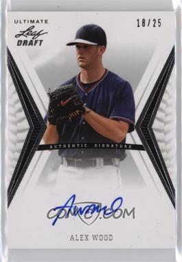 2012 Leaf Ultimate Draft - [Base] - Silver #BA-AW1 - Alex Wood /25