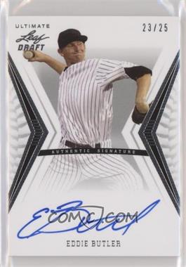 2012 Leaf Ultimate Draft - [Base] - Silver #BA-EB1 - Eddie Butler /25