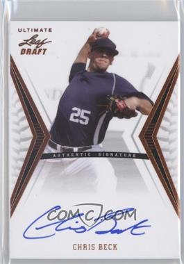 2012 Leaf Ultimate Draft - [Base] #BA-CB1 - Chris Beck