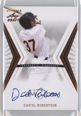 2012 Leaf Ultimate Draft - [Base] #BA-DR1 - Daniel Robertson