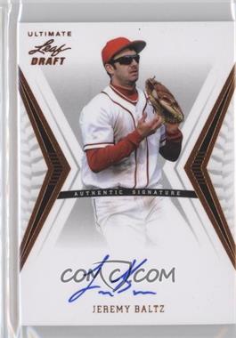 2012 Leaf Ultimate Draft - [Base] #BA-JB5 - Jeremy Baltz