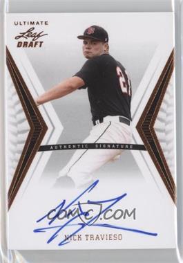 2012 Leaf Ultimate Draft - [Base] #BA-NT1 - Nick Travieso