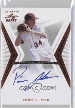 2012 Leaf Ultimate Draft - [Base] #BA-PJ1 - Pierce Johnson