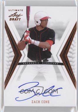 2012 Leaf Ultimate Draft - [Base] #BA-ZC1 - Zach Cone