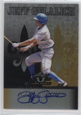 2012 Leaf Valiant - [Base] - Black #VA-JG2 - Jeff Gelalich /5