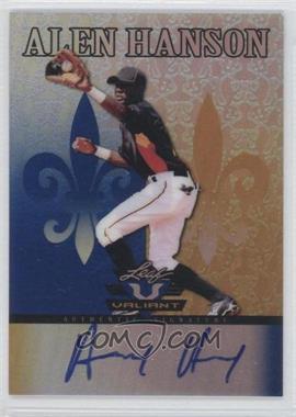 2012 Leaf Valiant - [Base] - Blue #VA-AH2 - Alen Hanson /25