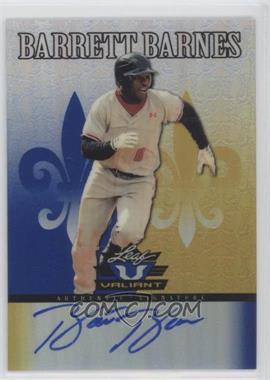 2012 Leaf Valiant - [Base] - Blue #VA-BB2 - Barrett Barnes /25