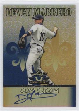 2012 Leaf Valiant - [Base] - Blue #VA-DM1 - Deven Marrero /25