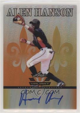 2012 Leaf Valiant - [Base] - Orange #VA-AH2 - Alen Hanson /99