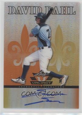 2012 Leaf Valiant - [Base] - Orange #VA-DD1 - David Dahl /99