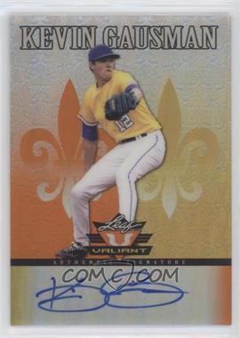 2012 Leaf Valiant - [Base] - Orange #VA-KG1 - Kevin Gausman /99