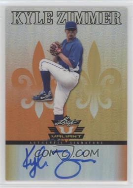 2012 Leaf Valiant - [Base] - Orange #VA-KZ1 - Kyle Zimmer /99