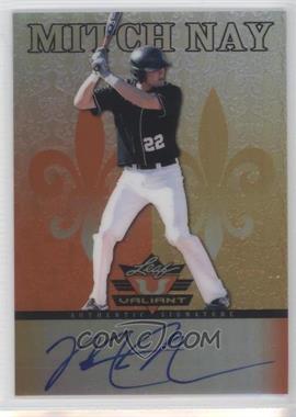 2012 Leaf Valiant - [Base] - Orange #VA-MN1 - Mitch Nay /99