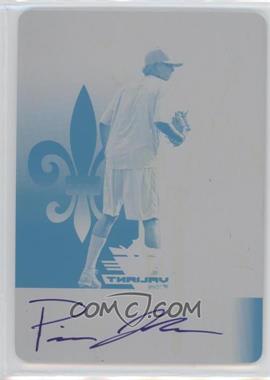 2012 Leaf Valiant - [Base] - Printing Plate Yellow #VA-PJ1 - Pierce Johnson /1