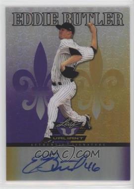 2012 Leaf Valiant - [Base] - Purple #VA-EB1 - Eddie Butler /25