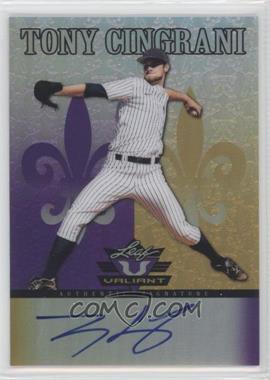 2012 Leaf Valiant - [Base] - Purple #VA-TC1 - Tony Cingrani /25