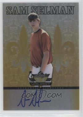 2012 Leaf Valiant - [Base] - Yellow #VA-SS1 - Sam Selman /10