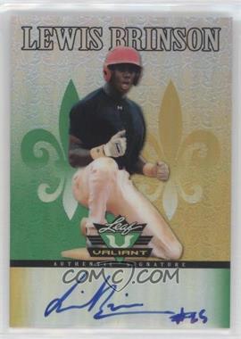 2012 Leaf Valiant - [Base] #VA-LB2 - Lewis Brinson