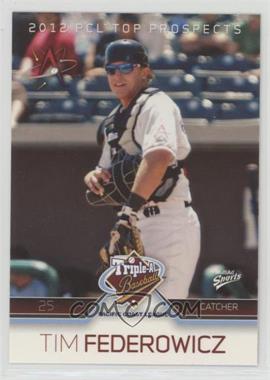 2012 MultiAd Sports Pacific Coast League Top Prospects - [Base] #2 - Tim Federowicz