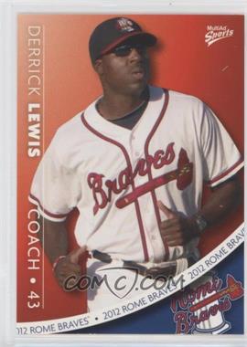 2012 MultiAd Sports Rome Braves - [Base] #30 - Derrick Lewis