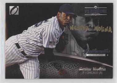 2012 Onyx Platinum Prospects - Autographs - Gold Ink #PPA9 - Nestor Molina /25