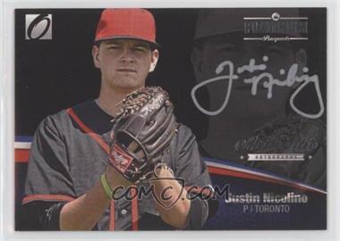 2012 Onyx Platinum Prospects - Autographs - Silver Ink #PPA11 - Justin Nicolino /135