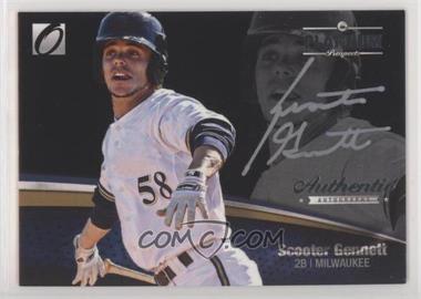 2012 Onyx Platinum Prospects - Autographs - Silver Ink #PPA6 - Scooter Gennett /135
