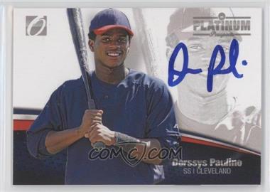 2012 Onyx Platinum Prospects - [Base] - Blue Ink Autographs #PP34 - Dorssys Paulino /10