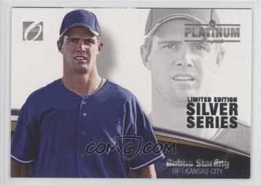 2012 Onyx Platinum Prospects - [Base] - Limited Edition Silver Series #PP42 - Bubba Starling /100 [Noted]