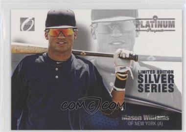 2012 Onyx Platinum Prospects - [Base] - Limited Edition Silver Series #PP49 - Mason Williams /100