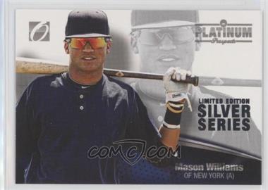 2012 Onyx Platinum Prospects - [Base] - Limited Edition Silver Series #PP49 - Mason Williams /100