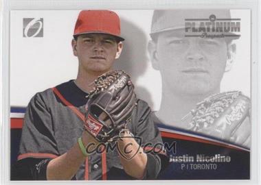 2012 Onyx Platinum Prospects - [Base] #PP32 - Justin Nicolino /500