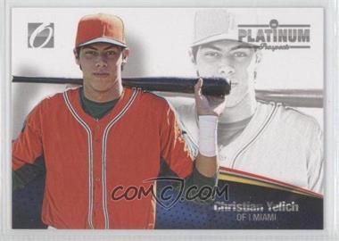 2012 Onyx Platinum Prospects - [Base] #PP50 - Christian Yelich /500