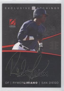 2012 Onyx Platinum Prospects - Exclusive Etchings - Gold Ink #EE4 - Rymer Liriano