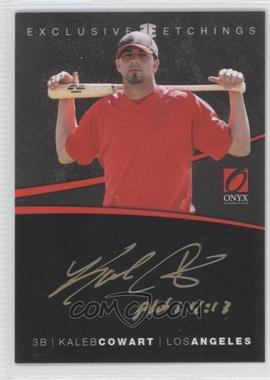 2012 Onyx Platinum Prospects - Exclusive Etchings #EE9 - Kaleb Cowart /40