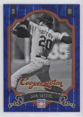 2012 Panini Cooperstown - [Base] - Blue Crystal Collection #12 - Don Sutton /499