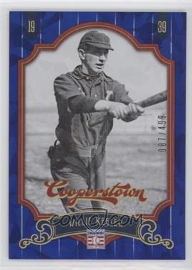 2012 Panini Cooperstown - [Base] - Blue Crystal Collection #13 - Willie Keeler /499