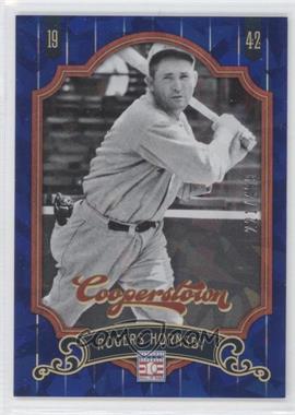 2012 Panini Cooperstown - [Base] - Blue Crystal Collection #22 - Rogers Hornsby /499