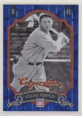 2012 Panini Cooperstown - [Base] - Blue Crystal Collection #22 - Rogers Hornsby /499