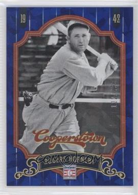 2012 Panini Cooperstown - [Base] - Blue Crystal Collection #22 - Rogers Hornsby /499
