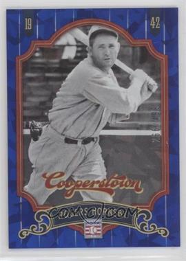 2012 Panini Cooperstown - [Base] - Blue Crystal Collection #22 - Rogers Hornsby /499