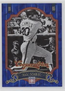 2012 Panini Cooperstown - [Base] - Blue Crystal Collection #39 - Mike Schmidt /499