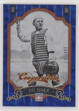 2012 Panini Cooperstown - [Base] - Blue Crystal Collection #60 - Ray Schalk /499