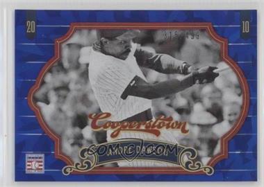 2012 Panini Cooperstown - [Base] - Blue Crystal Collection #84 - Andre Dawson /499