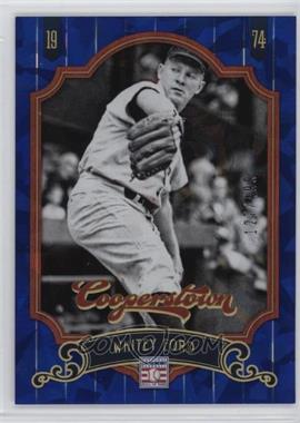 2012 Panini Cooperstown - [Base] - Blue Crystal Collection #86 - Whitey Ford /499