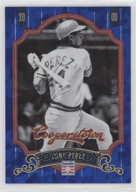 2012 Panini Cooperstown - [Base] - Blue Crystal Collection #89 - Tony Perez /499