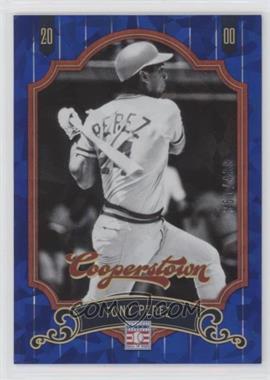 2012 Panini Cooperstown - [Base] - Blue Crystal Collection #89 - Tony Perez /499