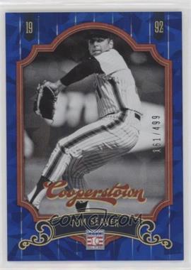 2012 Panini Cooperstown - [Base] - Blue Crystal Collection #91 - Tom Seaver /499